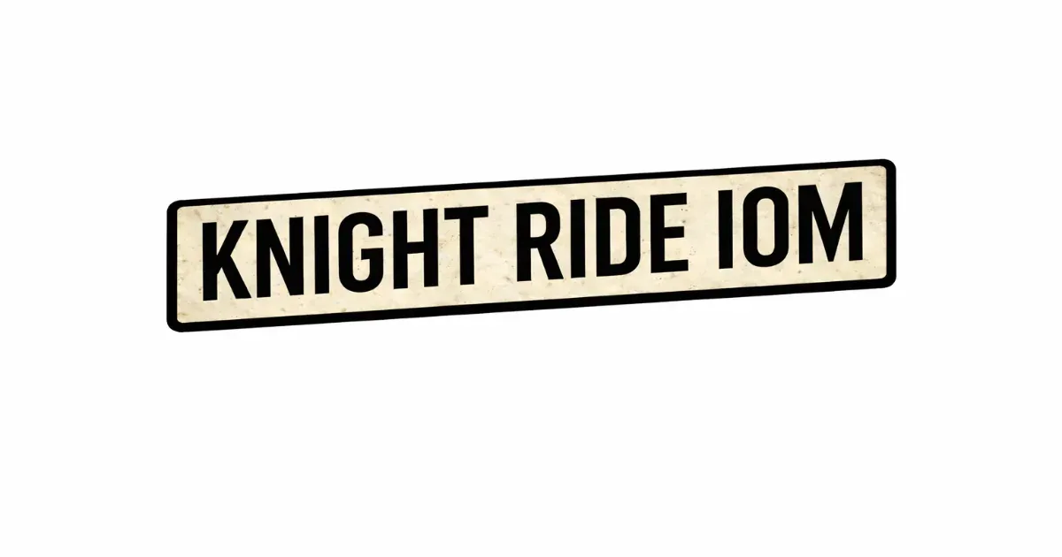 Knight Ride IOM logo for the 4 to 6 September 2026 adventure and enduro bike festival.