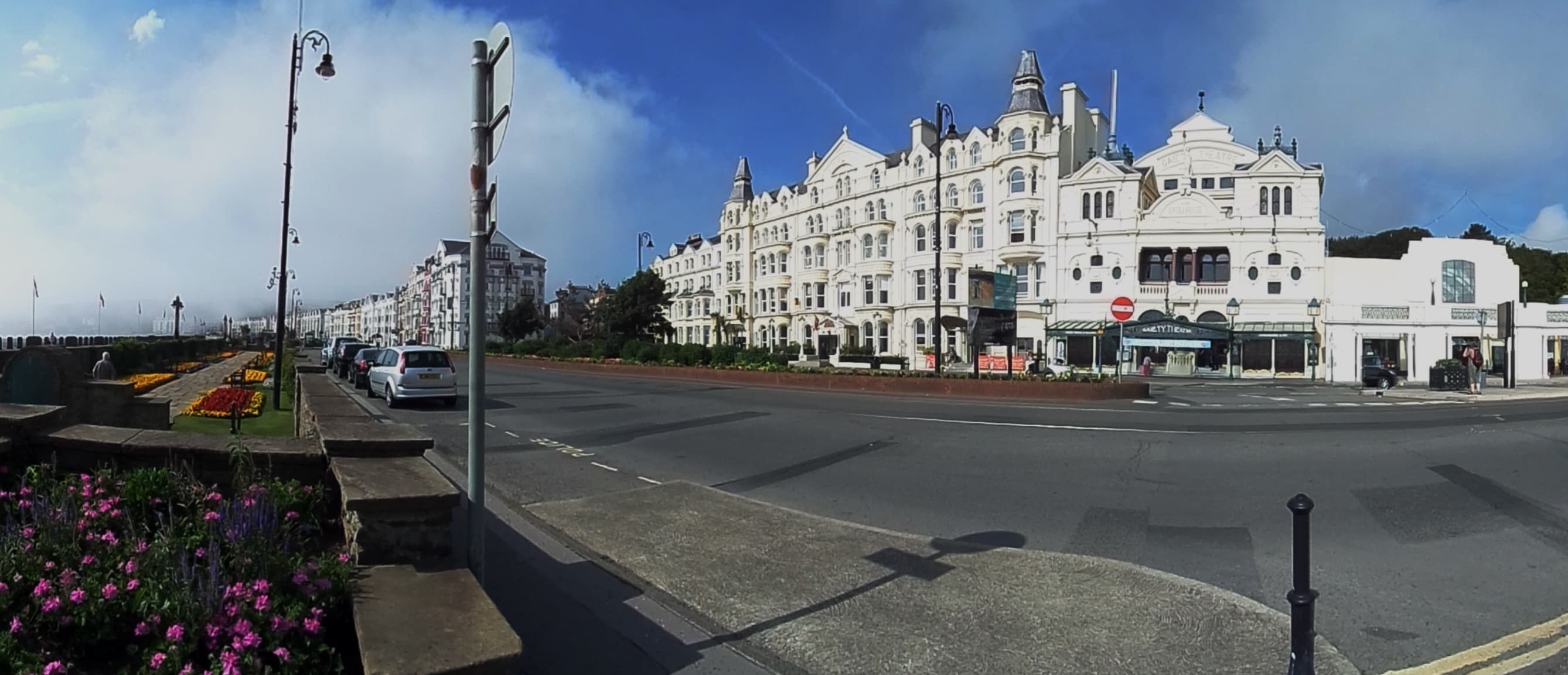 Exterior of the Gaiety Theatre in Douglas, the performance venue.